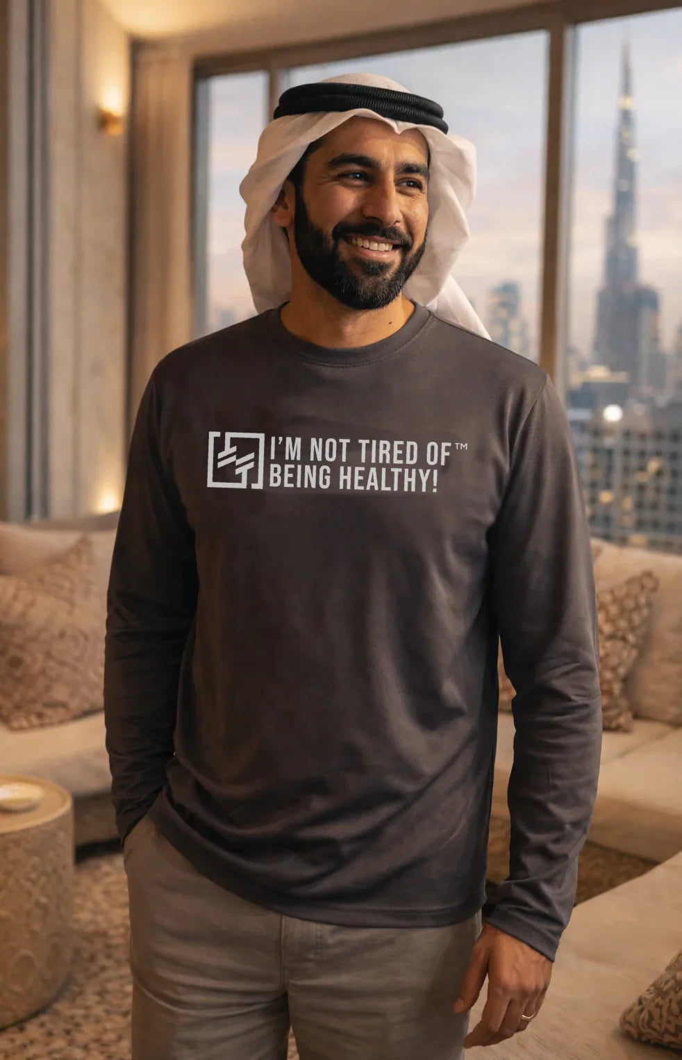 Be Healthy Long Sleeve T-Shirt - CE10L