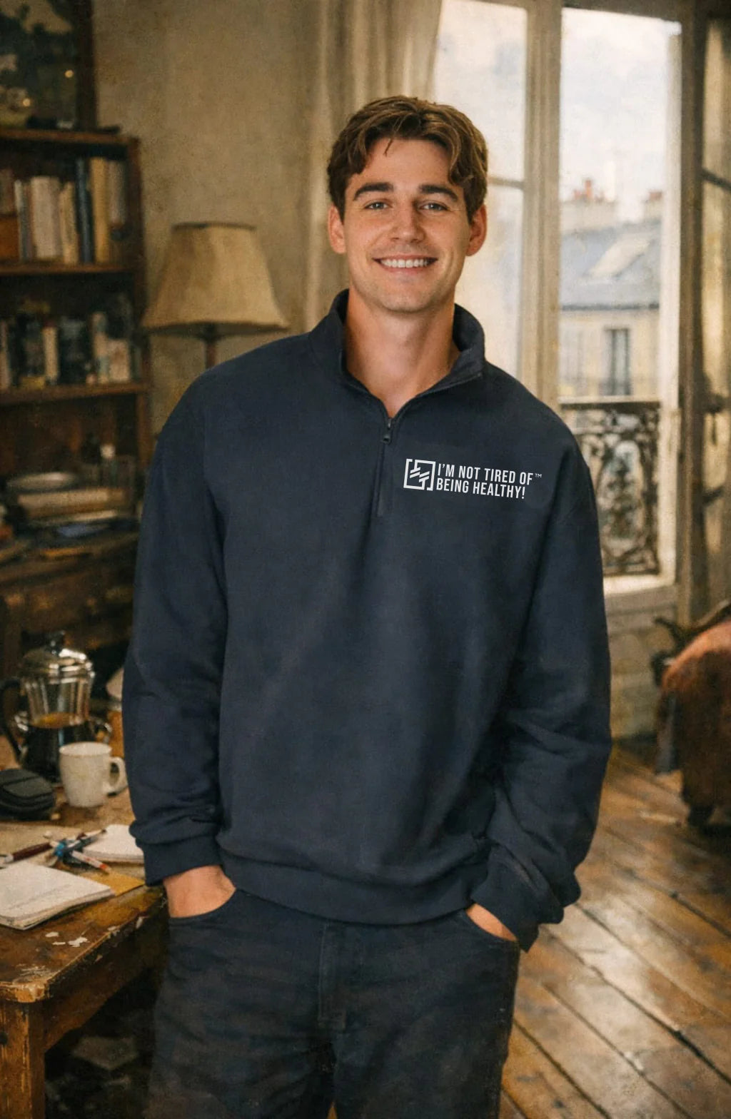 Be Healthy 1/4 Zip - OG900
