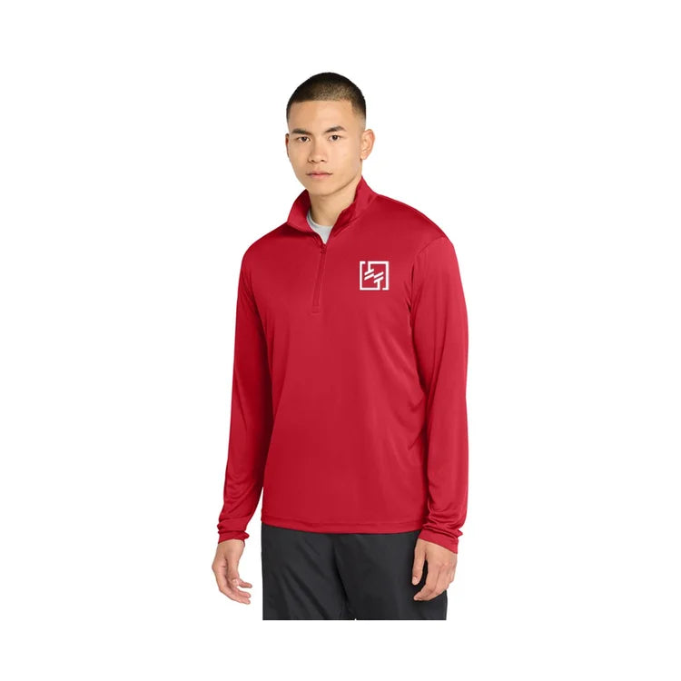 Be Healthy 1/4-Zip Pullover - ST357 Emblem